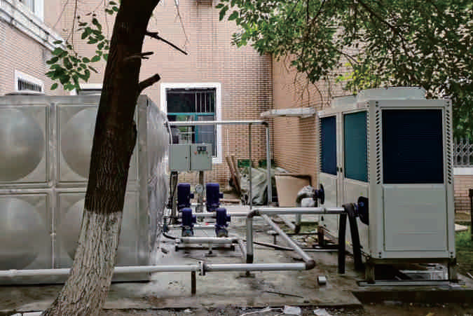 火箭軍某部營區(qū)熱水供應